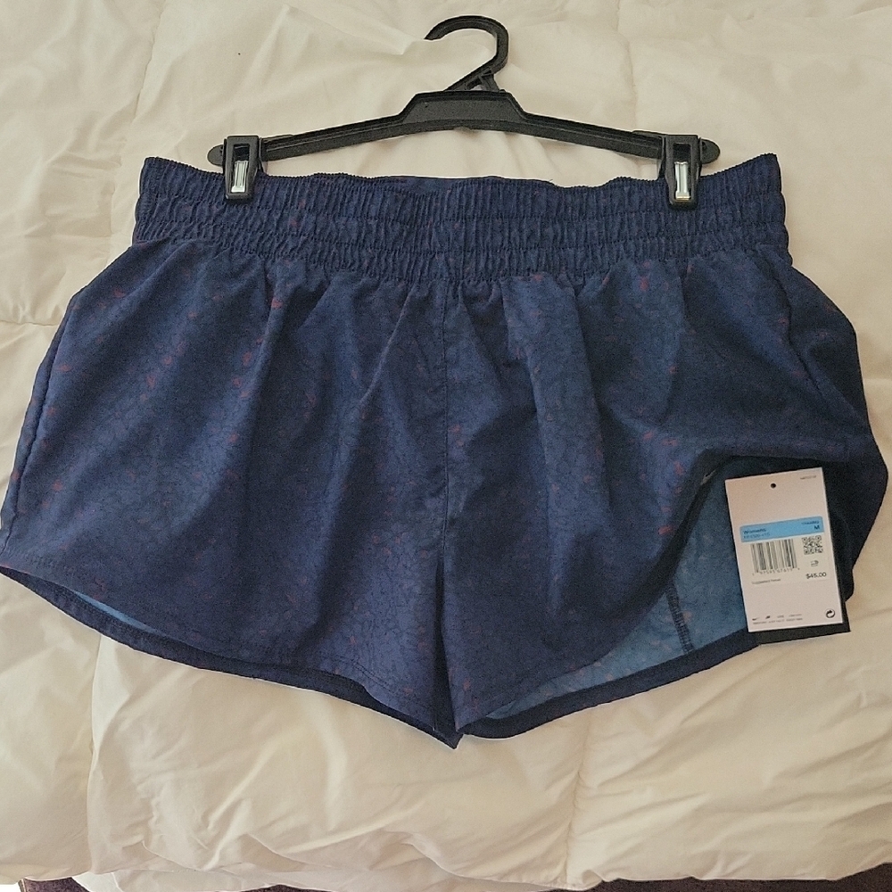 Nike Dry Fit Loose Fit Navy Blue Lightweight Athletic Shorts - Picture 2 of 5